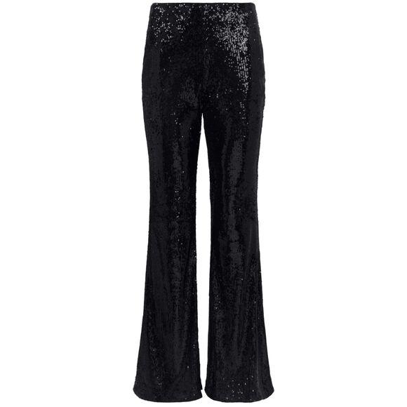 L'AGENCE Metallic Flared Pant Black‎ Sz 6